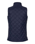 Weatherproof W207359 Women's Vintage Diamond Quilted Vest - Navy - back