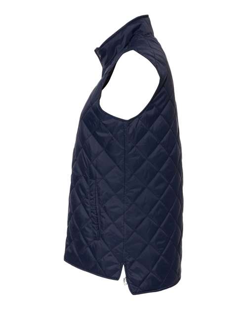 Weatherproof W207359 Women's Vintage Diamond Quilted Vest - Navy - side