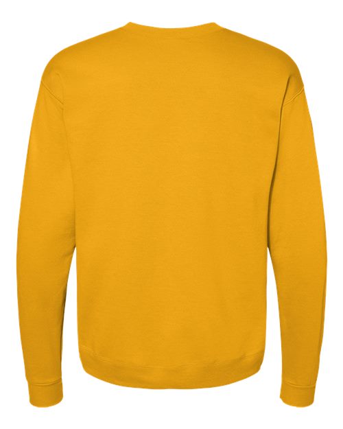 Hanes P160 EcoSmart Crewneck Sweatshirt - Gold - back