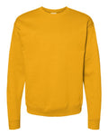 Hanes P160 EcoSmart Crewneck Sweatshirt - Gold - flat front
