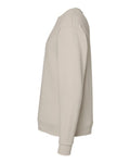 Hanes P160 EcoSmart Crewneck Sweatshirt - Sand - side