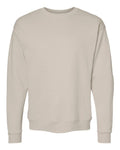Hanes P160 EcoSmart Crewneck Sweatshirt - Sand - flat front