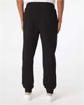 Independent Trading Co. IND20PNT Midweight Fleece Sweatpants - Black - model back