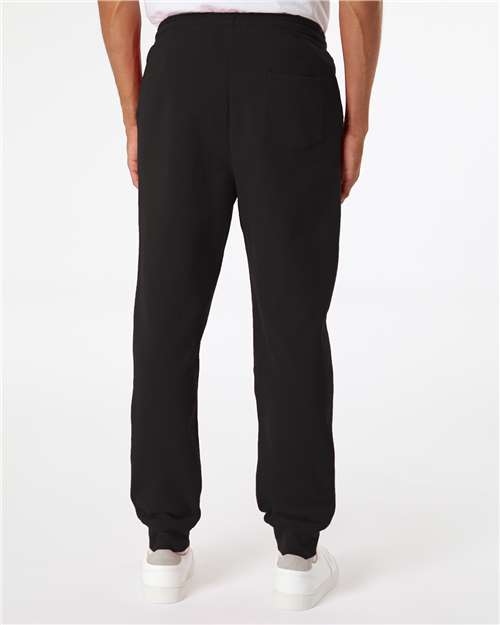 Independent Trading Co. IND20PNT Midweight Fleece Sweatpants - Black - model back