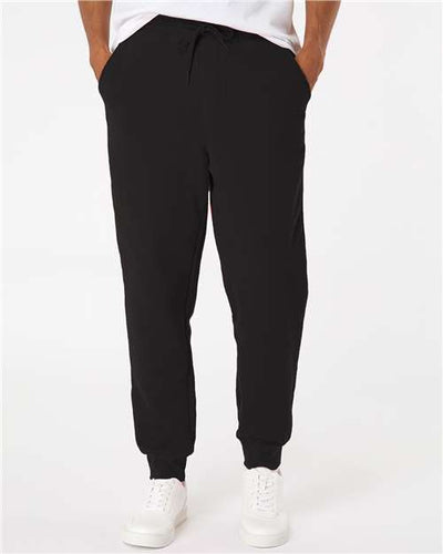 Independent Trading Co. IND20PNT Midweight Fleece Sweatpants - Black - model front