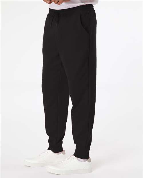Independent Trading Co. IND20PNT Midweight Fleece Sweatpants - Black - model side