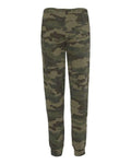 Independent Trading Co. IND20PNT Midweight Fleece Sweatpants - Forest Camo - back