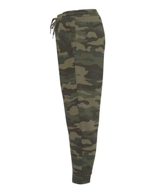 Independent Trading Co. IND20PNT Midweight Fleece Sweatpants - Forest Camo - side
