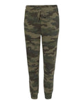 Independent Trading Co. IND20PNT Midweight Fleece Sweatpants - Forest Camo - flat front