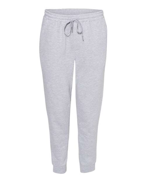 Independent Trading Co. IND20PNT Midweight Fleece Sweatpants - Grey Heather - flat front