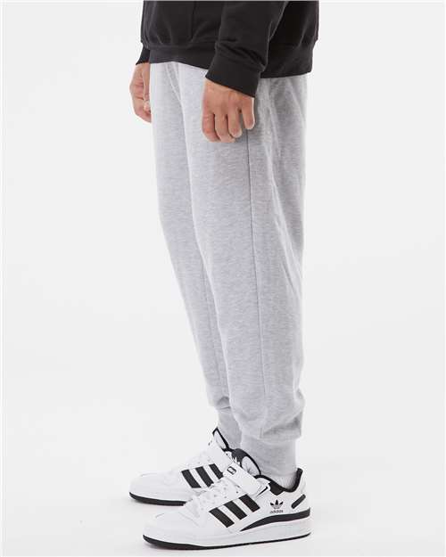 Independent Trading Co. IND20PNT Midweight Fleece Sweatpants - Grey Heather - model side