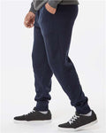 Independent Trading Co. IND20PNT Midweight Fleece Sweatpants - Classic Navy - model side