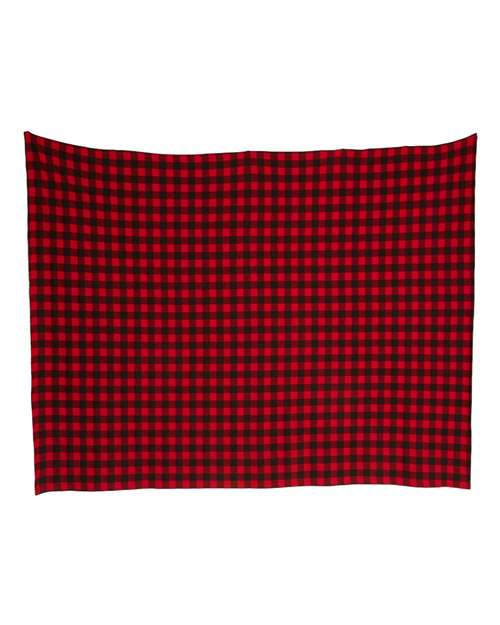 Independent Trading Co. INDBKTSB Special Blend Blanket - Red Buffalo Plaid - side