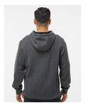 DRI DUCK 7035 Men's Woodland Fleece Hooded Pullover - Dark Oxford - model back