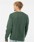 Independent Trading Co. IND5000C Unisex Legend Premium Heavyweight Cross-Grain Crewneck Sweatshirt - Alpine Green - model back
