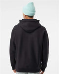 Independent Trading Co. IND5000P Unisex Legend Premium Heavyweight Cross-Grain Hooded Sweatshirt - Black - model back