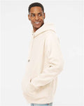 Independent Trading Co. IND5000P Unisex Legend Premium Heavyweight Cross-Grain Hooded Sweatshirt - Bone - model side