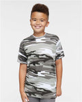 Code Five 2207 Youth Camouflage T-Shirt - Urban Woodland - model front
