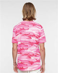 Code Five 3907 Unisex Camo Tee - Pink Woodland - model back