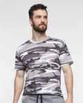 Code Five 3907 Unisex Camo Tee - Urban Woodland - model front