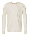 BELLA + CANVAS 3501Y Youth Jersey Long Sleeve Tee - Natural - front
