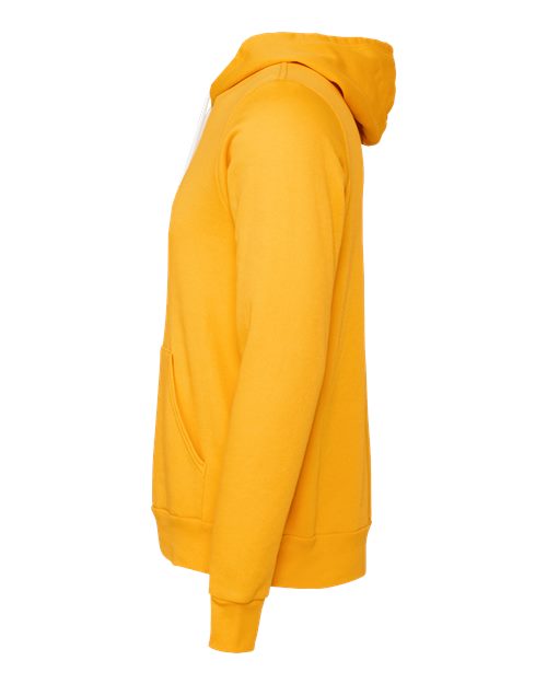 Bella+Canvas 3719 Unisex Sponge Fleece Pullover Hoodie - Gold - side