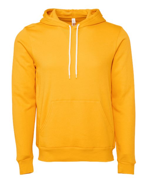 Bella+Canvas 3719 Unisex Sponge Fleece Pullover Hoodie - Gold - front