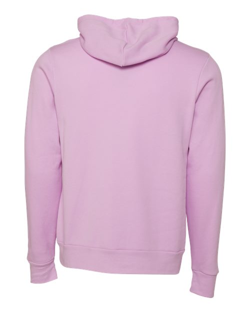 Bella+Canvas 3719 Unisex Sponge Fleece Pullover Hoodie - Lilac - back