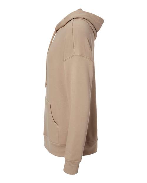 BELLA + CANVAS 3729 Unisex Sponge Fleece Drop Shoulder Hoodie Sweatshirt - Tan - side