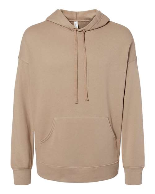 BELLA + CANVAS 3729 Unisex Sponge Fleece Drop Shoulder Hoodie Sweatshirt - Tan - front