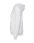 Bella + Canvas 3739 Sponge Fleece Full-Zip Hoodie Sweatshirt - Ash - side