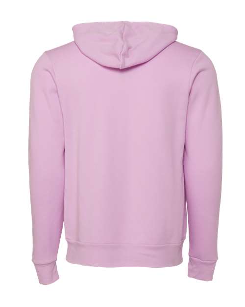 Bella + Canvas 3739 Sponge Fleece Full-Zip Hoodie Sweatshirt - Lilac - back