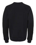 BELLA + CANVAS 3901Y Youth Sponge Fleece Crewneck Sweatshirt - Black - back