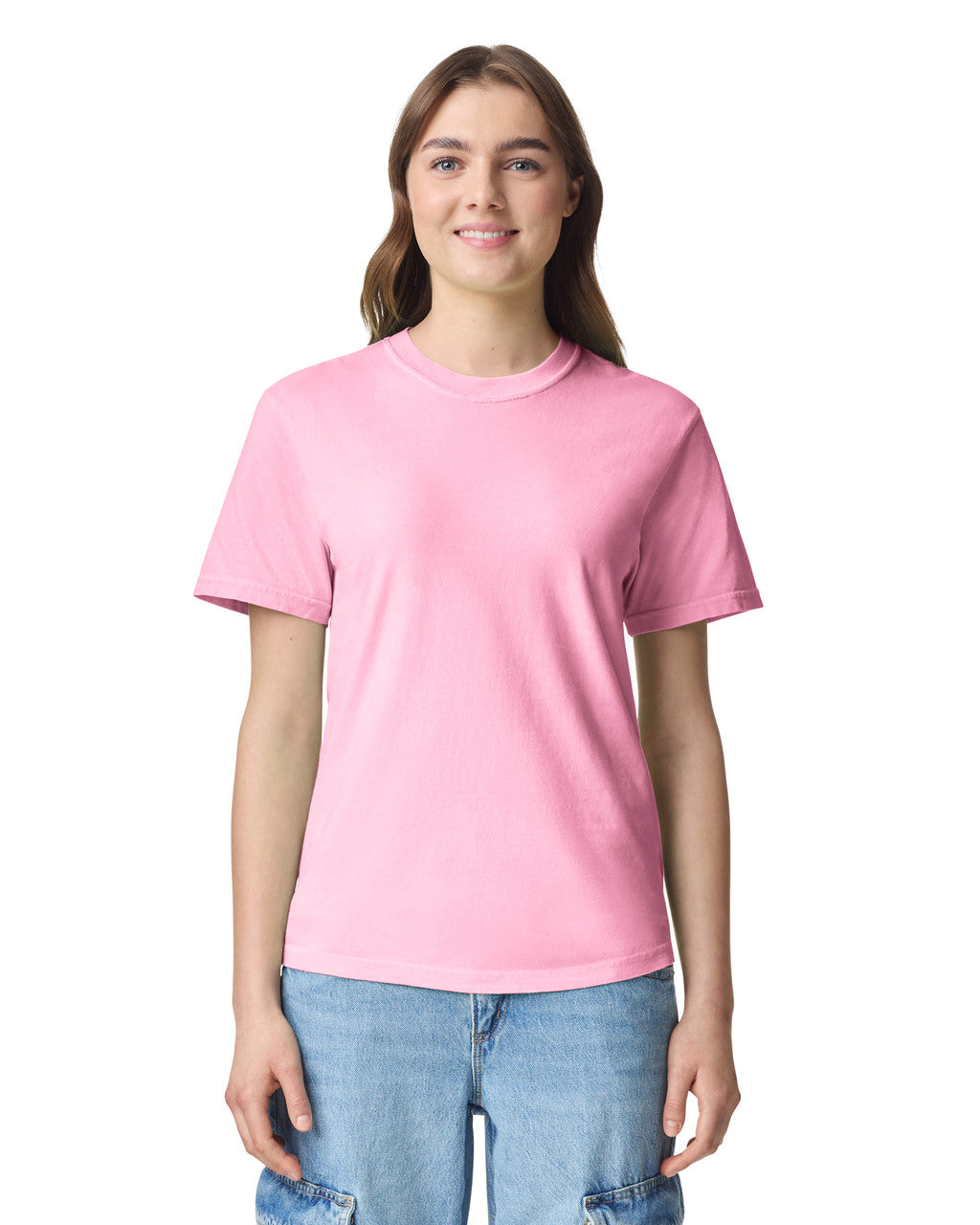 Comfort Colors C1717 Garment-Dyed Heavyweight T-Shirt - Blossom - model front