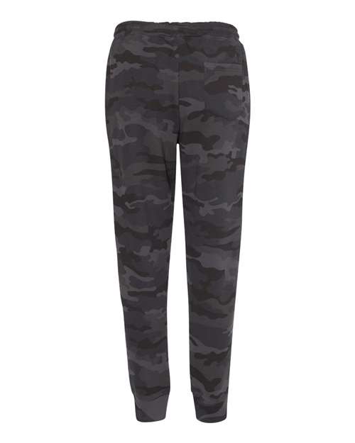 Independent Trading Co. IND20PNT Midweight Fleece Sweatpants - Black Camo - back