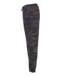 Independent Trading Co. IND20PNT Midweight Fleece Sweatpants - Black Camo - side