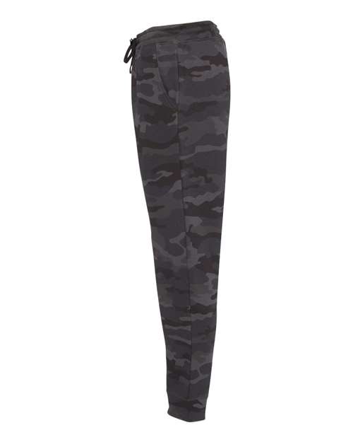 Independent Trading Co. IND20PNT Midweight Fleece Sweatpants - Black Camo - side
