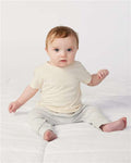 Rabbit Skins 3322 Infant Fine Jersey Tee - Natural - model front