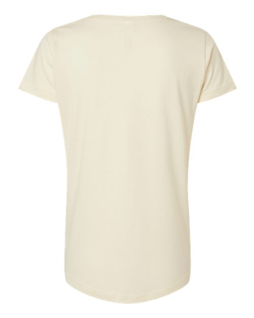 LAT 3516 Women's Fine Jersey Tee - Natural - back