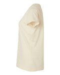 LAT 3516 Women's Fine Jersey Tee - Natural - side