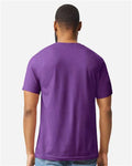 Gildan 64000CVC Unisex Softstyle CVC T-Shirt - Amethyst - model back