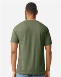 Gildan 64000CVC Unisex Softstyle CVC T-Shirt - Cactus - model back