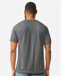 Gildan 64000CVC Unisex Softstyle CVC T-Shirt - Gunmetal - model back