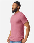 Gildan 64000CVC Unisex Softstyle CVC T-Shirt - Plumrose - model side
