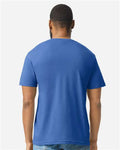 Gildan 64000CVC Unisex Softstyle CVC T-Shirt - Royal Mist - model back