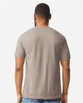 Gildan 64000CVC Unisex Softstyle CVC T-Shirt - Slate - model back