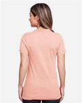 Gildan 64001LCVC Women's Softstyle CVC T-Shirt - Dusty Rose - model back