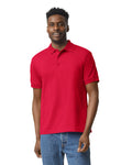 Gildan G880 DryBlend Jersey Knit Sport Shirt - Red - model front