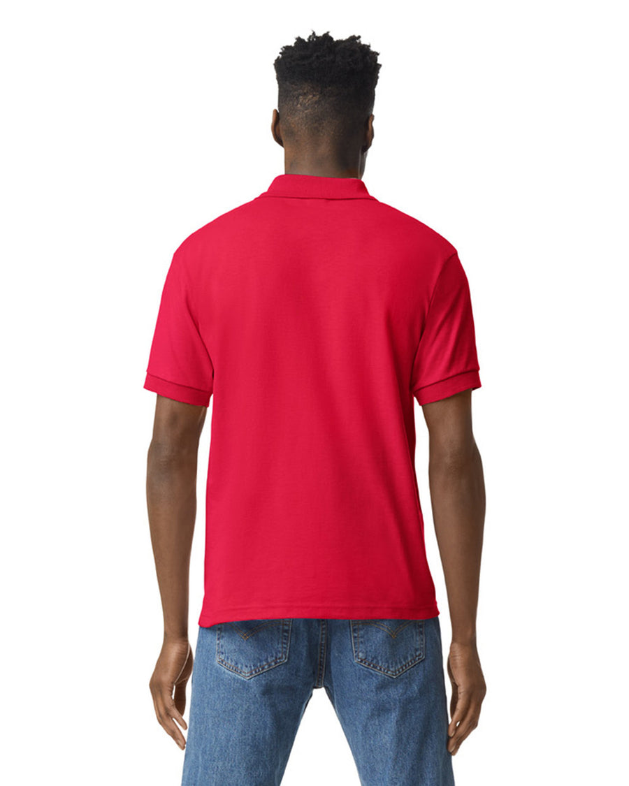 Gildan G880 DryBlend Jersey Knit Sport Shirt - Red - model back