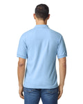 Gildan G880 DryBlend Jersey Knit Sport Shirt - Light Blue - model back